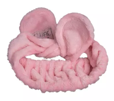 DEWAL BEAUTY Повязка на голову завязка, розовая