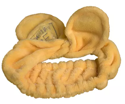 DEWAL BEAUTY Повязка на голову завязка, желтая