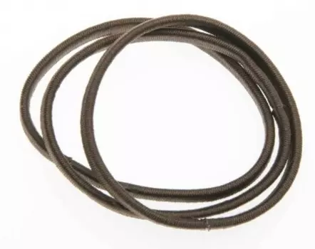 DEWAL BEAUTY Резинки для волос midi плоские, коричневые 8 шт