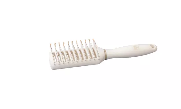 DEWAL BEAUTY Щетка Крем брюле массажная с пластиковым штифтом, квадратная