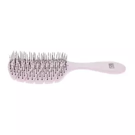 DEWAL BEAUTY Щетка продувная Eco-Friendly листик, нейлоновый штифт, лиловый