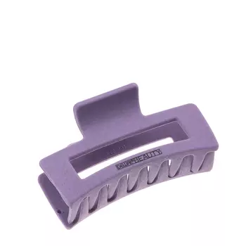 DEWAL BEAUTY Заколка-краб для волос большая, прямоугольная, фиолетовая 1 шт