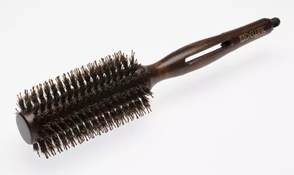 DEWAL PROFESSIONAL Брашинг Престиж, деревянный, нейлоновые штифты, натуральная щетина, с хвостиком d 19/40 мм