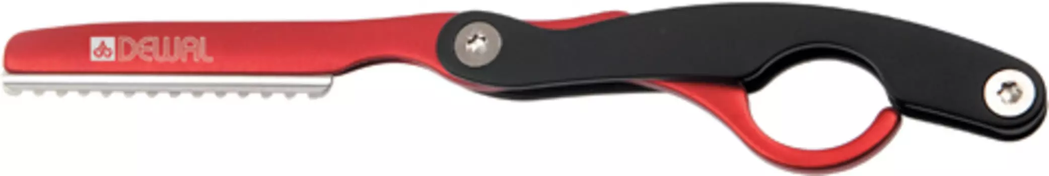 DEWAL PROFESSIONAL Бритва складная со станком, 2 лезвия филировочное и прямое