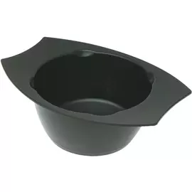 DEWAL PROFESSIONAL Чаша для краски с двумя ручками, с резинкой на дне (черная) 300 мл