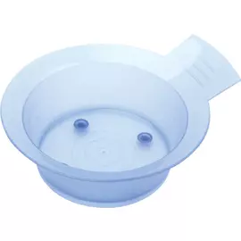 DEWAL PROFESSIONAL Чаша для краски с ручкой, с резинкой на дне (голубая) 300 мл