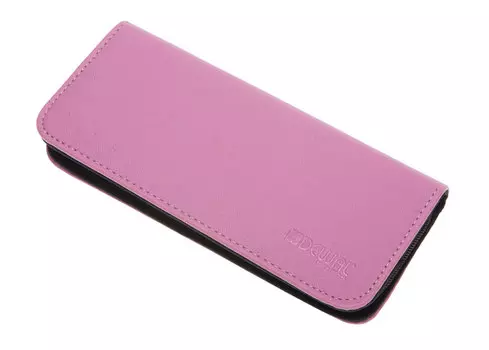 DEWAL PROFESSIONAL Чехол для 2-х ножниц, полимерный материал, сиреневый с черным 22х10х3 см