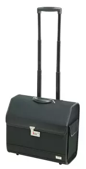 DEWAL PROFESSIONAL Чемодан для парикмахерских инструментов, полимерный материал, черный 46,5х27,5х45 см