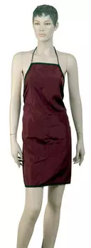 DEWAL PROFESSIONAL Фартук мастера для стрижки Буквы, нейлон, бордовый 66х82 см