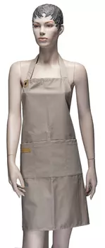 DEWAL PROFESSIONAL Фартук мастера для стрижки, хлопок, бежевый 83х80 см