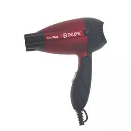 DEWAL PROFESSIONAL Фен дорожный складной New Way, красный, 1000 Вт