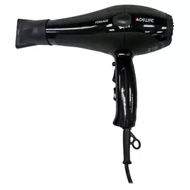 DEWAL PROFESSIONAL Фен Forsage черный, ионизация, 2 насадки, 2200 Вт