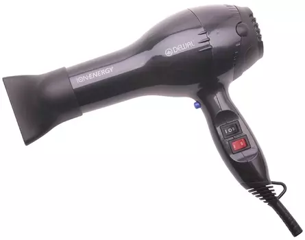 DEWAL PROFESSIONAL Фен Ion Energy, темно-серый, 2 насадки, 2000 Вт