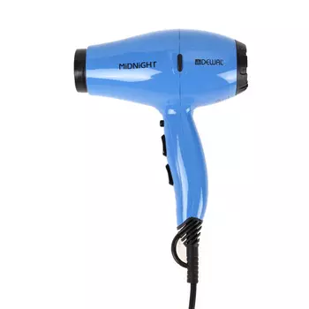 DEWAL PROFESSIONAL Фен Midnight синий, ионизация, 2 насадки, 2000 Вт