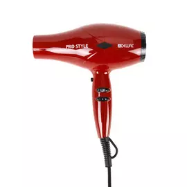 DEWAL PROFESSIONAL Фен Pro Style красный, 2 насадки, диффузор, 2000 Вт