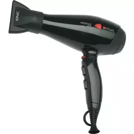 DEWAL PROFESSIONAL Фен Profile 2200 черный, ионизация, 2 насадки, 2200 Вт