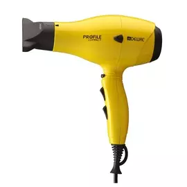 DEWAL PROFESSIONAL Фен Profile Compact желтый, ионизация, 2 насадки, 2000 Вт