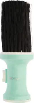 DEWAL PROFESSIONAL Кисть-сметка настольная, ручка пластик, емкость для талька, искусственная щетина, зеленая