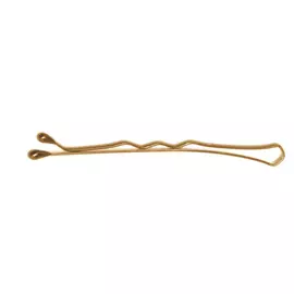 DEWAL PROFESSIONAL Невидимки золотистые, волна 40 мм, 60 шт/уп