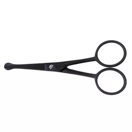 DEWAL PROFESSIONAL Ножницы для бороды и усов Black Edition, черные матовые