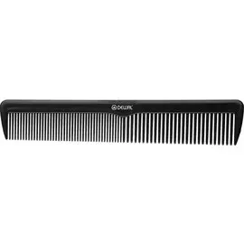 DEWAL PROFESSIONAL Расческа карманная Эконом (черная) 14,5 см