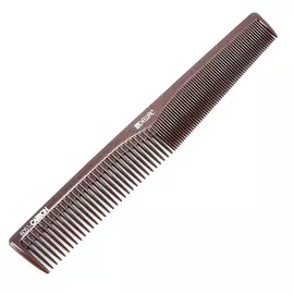 DEWAL PROFESSIONAL Расческа рабочая Carbon brawn комбинированная, с добавлением карбона (коричневая) 17,5 см