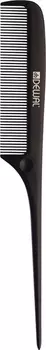 DEWAL PROFESSIONAL Расческа рабочая Magnesium с пластиковым хвостиком (черная) 22,5 см