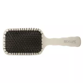 DEWAL PROFESSIONAL Щетка массажная лопата, нейлоновый штифт, 13 рядов, белая