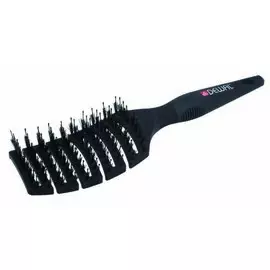 DEWAL PROFESSIONAL Щетка туннельная New Flexi, натуральная щетина, нейлоновый штифт, антистатик, 9 рядов