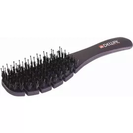 DEWAL PROFESSIONAL Щетка туннельная New Flexi малая, натуральная щетина, пластиковый штифт, антистатик, 9 рядов