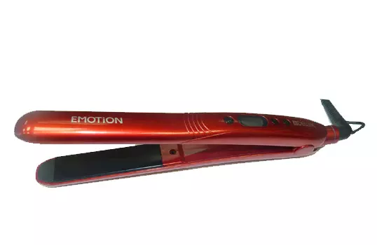 DEWAL PROFESSIONAL Щипцы для волос Emotion красные, с терморегулятором, керамико-турмалиновое покрытие, 25х90 мм, 39 Вт