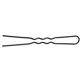 DEWAL PROFESSIONAL Шпильки черные, волна, тонкие 45 мм, 60 шт/уп (на блистере)