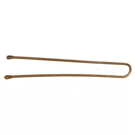 DEWAL PROFESSIONAL Шпильки коричневые, прямые 45 мм, 60 шт/уп (на блистере)