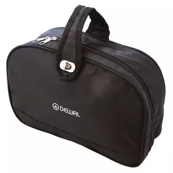 DEWAL PROFESSIONAL Сумка-нессесер для парикмахерских инструментов, полимерный материал, черная 32х21х9 см