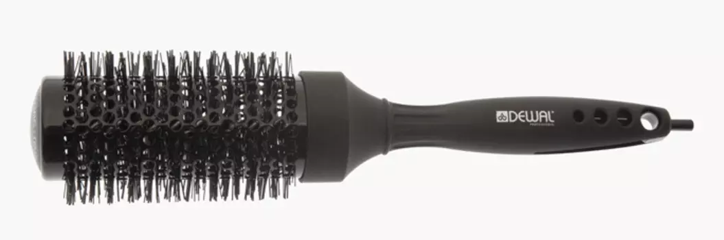 DEWAL PROFESSIONAL Термобрашинг Black Magic, керамическое покрытие, антистатик, прямая щетина d 33/50 мм