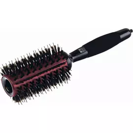 DEWAL PROFESSIONAL Термобрашинг Monster Vent, керамическое покрытие, нейлоновая + натуральная щетина, мягкая ручка, с хвостиком d38/74 мм