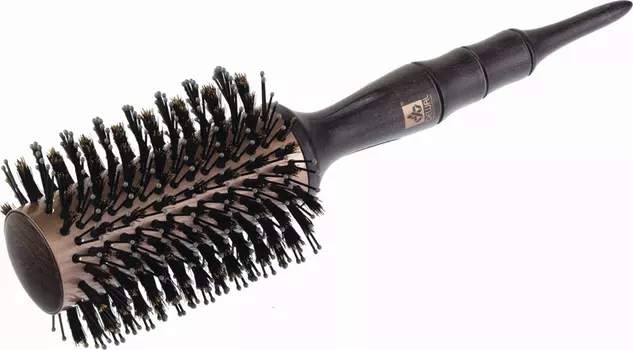 DEWAL PROFESSIONAL Термобрашинг Rose Gold, керамическое покрытие, нейлоновая щетина + спиралевидная натуральная щетина d 38/74 мм