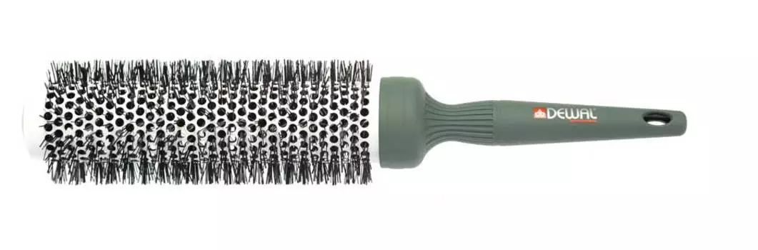 DEWAL PROFESSIONAL Термобрашинг Super Long, керамическое покрытие, прямая нейлоновая щетина d 43/58 мм