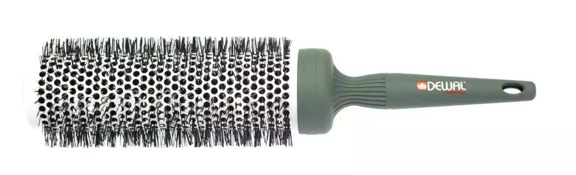 DEWAL PROFESSIONAL Термобрашинг Super Long, керамическое покрытие, прямая нейлоновая щетина d 53/70 мм