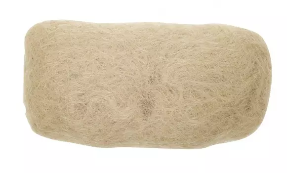 DEWAL PROFESSIONAL Валик для прически, искусственный волос/сетка, блондин 18*11 см