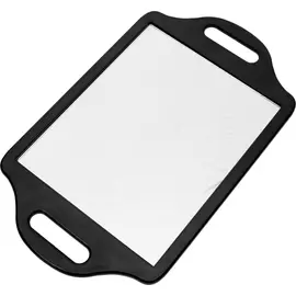 DEWAL PROFESSIONAL Зеркало заднего вида с двумя ручками, пластик, черное 36х22 см