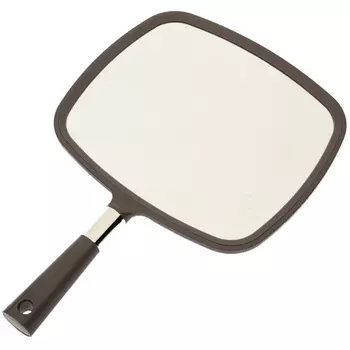 DEWAL PROFESSIONAL Зеркало заднего вида с ручкой, пластик, серое 33,5х23 см