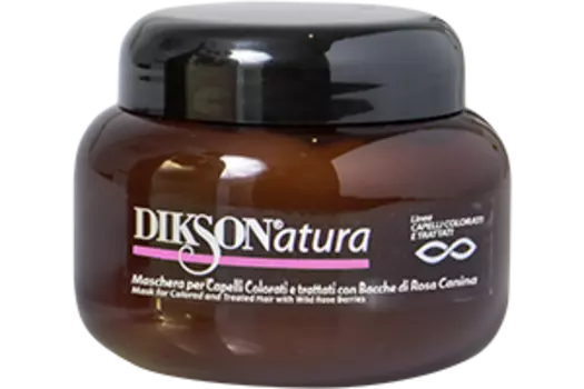 DIKSON Маска с ягодами красного шиповника для окрашенных и химически обработанных волос / MASK WITH ROSE