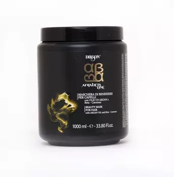 DIKSON Маска восстанавливающая с маслом арганы и морскими водорослями для волос / MASK ARGABETA BEAUTY 1000 мл