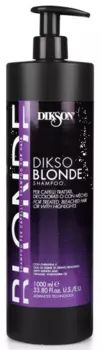 DIKSON Шампунь для обработанных, обесцвеченных и мелированных волос / DIKSO BLONDE SHAMPOO 1000 мл