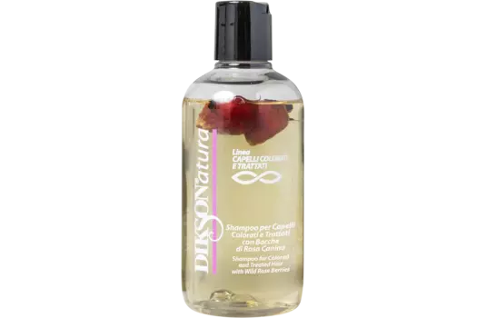 DIKSON Шампунь с ягодами красного шиповника для окрашенных и химически обработанных / SHAMPOO WITH ROSE HIP