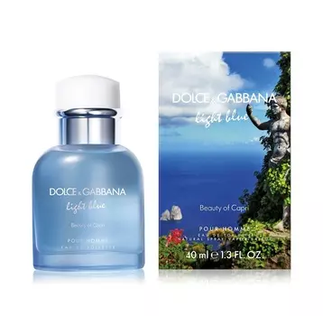 DOLCE&amp;GABBANA Вода туалетная мужская Dolce&amp;Gabbana Light Blue Beauty Of Capri 40 мл