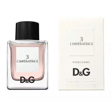 DOLCE&amp;GABBANA Вода туалетная женская Dolce&amp;Gabbana 3-l`imperatrice 50 мл