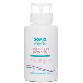 DOMIX Средство с ацетоном для снятия всех видов лака с ногтей (с помпой) / Nail Polish Remover With 255 мл