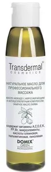 DOMIX Масло авокадо натуральное с жиросжигющим и антицеллюлитным комплексом, эфирное масло лайма / TRANSDERMAL COSMETICS 136 мл